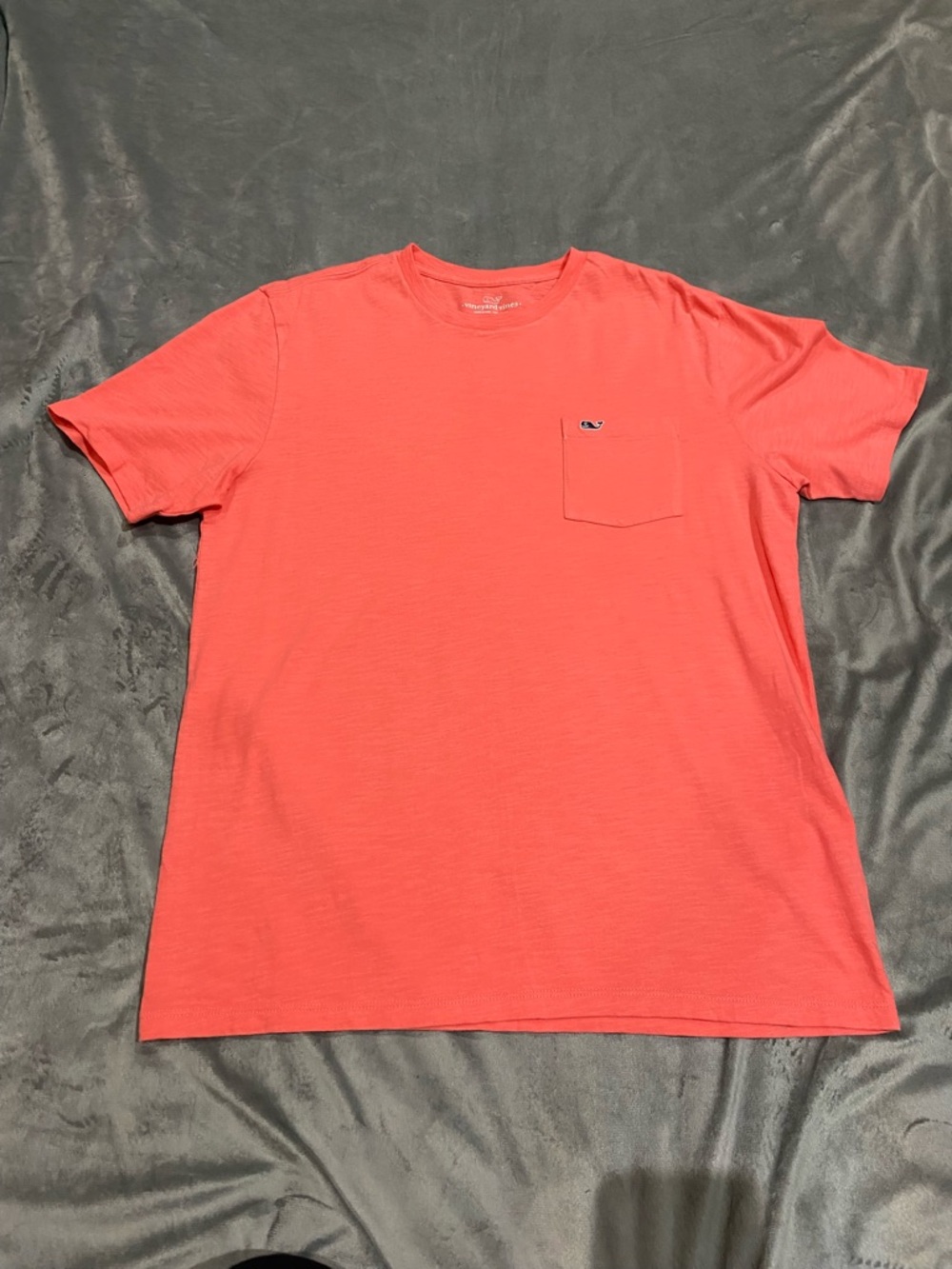 Vineyard Vines Coral Pocket Tee for Men